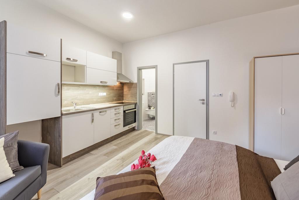 Downtown Royal Apartments Ceske Budejovice Kültér fotó